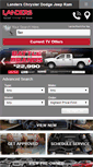 Mobile Screenshot of landersdodge.com